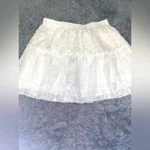 Floral pattern skirt